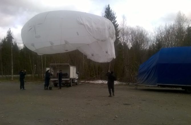 В Соликамском городском округе нарушение Правил дорожного движения фиксировали с помощью аэростата