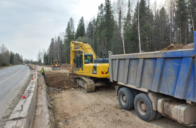 В Пермском крае подрядчик приступил к расширению автодороги Пермь-Березники на четырех участках