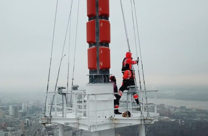 31 мая на телевышке в Соликамске проведут профилактику