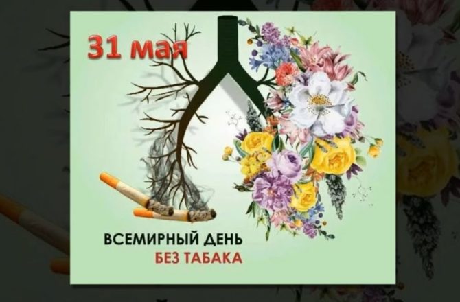 31 мая — Всемирный день без табака