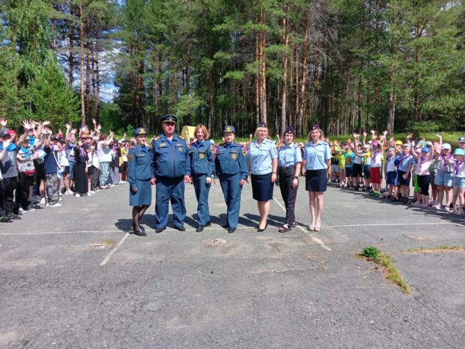 «В детском оздоровительном центре «Лесная сказка» Соликамского городского округа  прошло профилактическое мероприятие «Поезд безопасности».