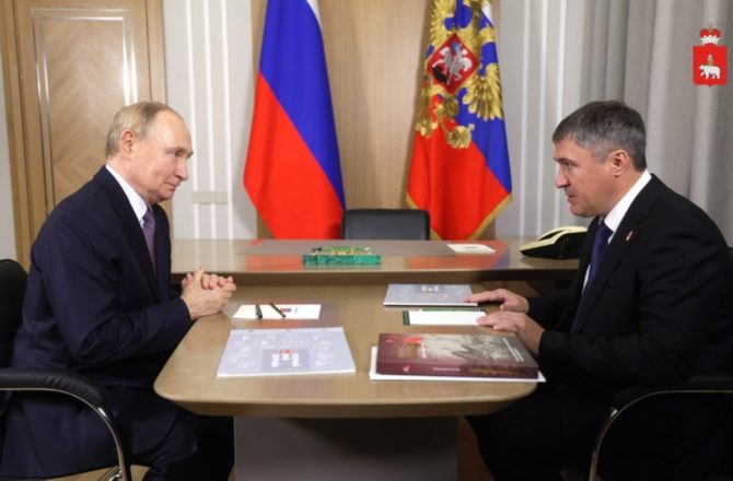Президент России Владимир Путин с рабочим визитом приехал в краевую столицу