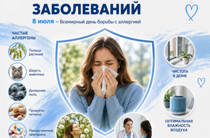 В России проходит Неделя профилактики аллергических заболеваний